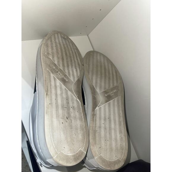 Givenchy White Leather Urban Street Slip-On Sneakers with Logo Band - Picture 4 of 4